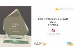 trophée meilleure croissance SAP Business One